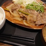 生ハム専門 一匹のこぶた a little pig - 山椒生姜焼き定食