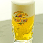 KOUYA - 生ビールは麒麟一番搾りになります。日々品質維持に努めた生ビールをご賞味下さい！