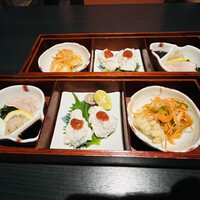 個室ふぐかに料理 磯笛 - 鱧刺し　鱧湯引き　鱧南蛮漬け