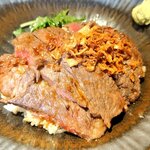 肉屋食堂 - ステーキ丼