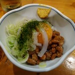 ゑびす - いか納豆 〜醤油をかけて