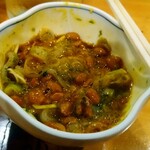 ゑびす - いか納豆 〜軽く混ぜて