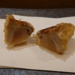 天 よこた - 椎茸に海老をたたいたもの