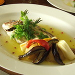 旬の魚の香草オイル焼き