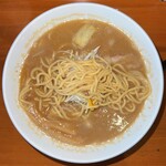 大阪 ラーメン研究所 - 中太麺