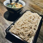 蕎麦ダイニング麻布 - 豚南蛮そば