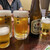 赤津加 - その他写真:生ビールと瓶ビールで乾杯