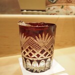 うを徳 - 芋焼酎「うを徳」（ロック）