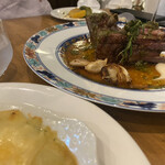 渡辺料理店 - ポテトグラタン付き、これ美味しい。おかわりしたい（笑）