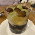 渡辺料理店 - ぶどうのデザート