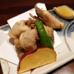 蟹虎 - 皮の唐揚げ