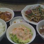 レバニラ炒め定食（￥780-）