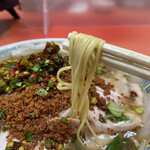 もっこす - チャーシュー麺¥1,100
      麺は細麺のストレート