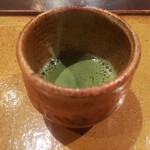 Okahan - 食後の抹茶