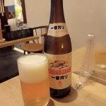 三層究極のそば - 瓶ビール