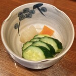 活鰻の店 つぐみ庵 - 漬物