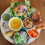 カフェ 八曲音 - 八曲音プレート