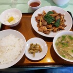 龍園 - 豚肉のオイスターソース炒め2022.07.20