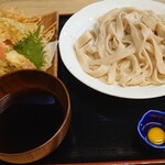 Teuchi Udon Hirata - もりと野菜天盛　1050円