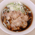 一由そば - 田舎　280円　ジャンボゲソ天　170円