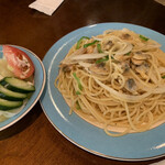 Hanaboshi Coffee Ten - Clam Spaghetti, JPY 650