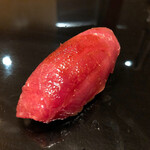 鮨 西むら - 塩釜の鮪の赤身漬け