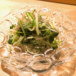 鮨 西むら - かいわれサラダ