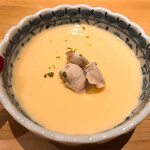 Sushi Nishimura - しじみと蛤の冷製茶碗蒸し
