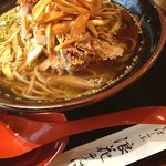 浪花そば - 肉そば
