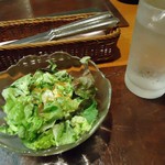 グリル十勝 - 付いてきたサラダ。