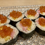 マルコ - 本鮪のトロたく巻き　〜イクラ乗せ〜