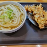 手打ち讃岐うどん 洸香 - 冷たいだしうどんのかき揚げ630円