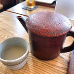 蕎麦きり さいとう - そば湯は蕎麦粉をお湯で溶いたドロドロしたもの。