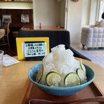 セカンドハウス ケーキワークス - 柚香(ゆこう)のカキ氷 ¥880