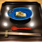 Mitsubayashi - ●枝豆の滝川豆腐、イカそうめん