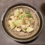 Bistro11 - 水茄子とフェタ・チーズの粒味噌マリネ