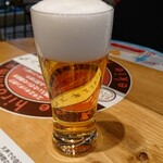 ビールスタンド重富 - 二度注ぎ