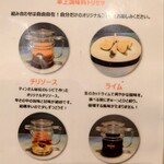 フォーティントーキョー - 卓上調味料でお好きなお味で！個人的にはヌクマムが好み。