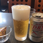 Essen - 缶ビール おつまみ付 ¥480- (2022/07/26)