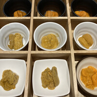 鮨 青海 品川店 - 雲丹食べ比べ