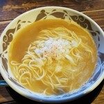 煮干結社 - 【限定】ガニ出汁かけ白湯　900円