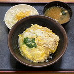 Miyamoto Munashi - 玉子丼･コールスローサラダ･みそ汁
