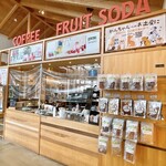 ファームサーカス・カフェ - FARM CIRCUSカフェのカウンター☕︎︎‎
取り扱いはドリンクやアイスクリーム等の軽食。