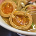 浜田山 - 魚介豚骨味玉ちゃーしゅーめん＋ねぎ＋辛みめんま＋のり