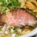 Hamadayama - 魚介豚骨味玉ちゃーしゅーめん＋ねぎ＋辛みめんま＋のり