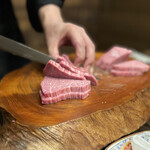 焼肉 拍手喝采 - シャトーブリアンカット