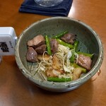 酒留 - 砂肝炒め