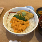 Unimurakami - 食べ比べ丼 ハーフサイズ