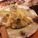 酒の穴 - 春野菜の天ぷら