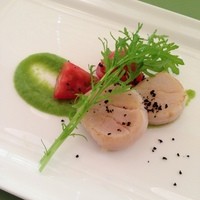 ahill ginza - ホタテのグリルとスイーツトマト